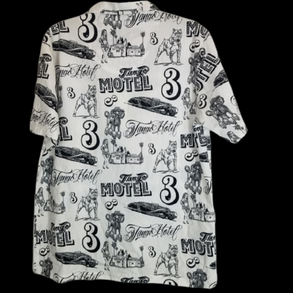 *NWT Mister Cartoon x Tango Hotel Button Up Men's Shirt - Picture 2 of 3